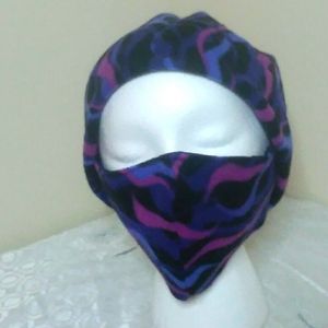 Beautiful Fleece Hat and Mask